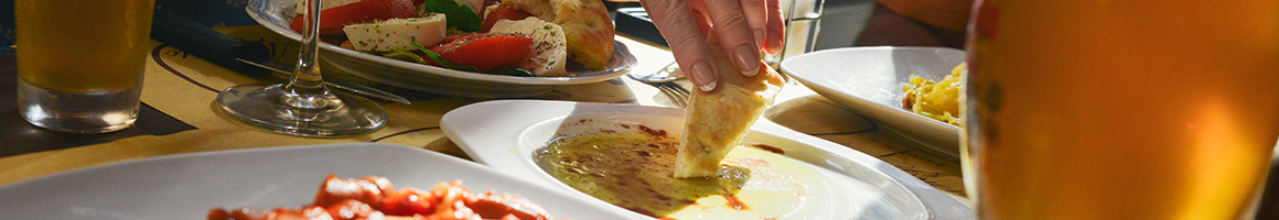 Eating Spanish Dominican at La Isla restaurant in Jersey City, NJ.